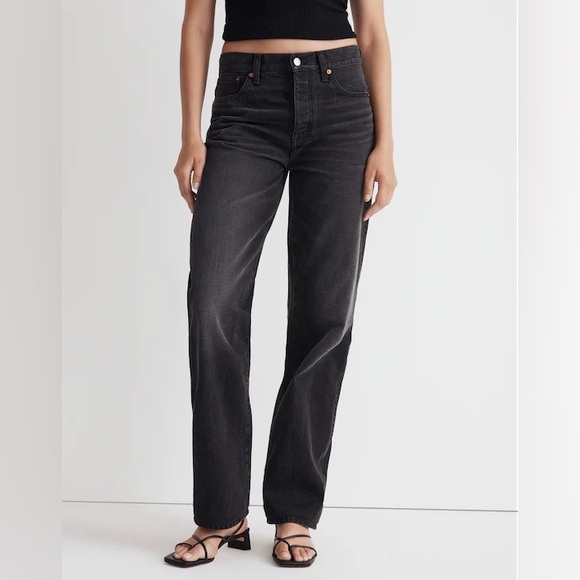 Madewell Denim - Madewell Low-Slung Straight Jeans